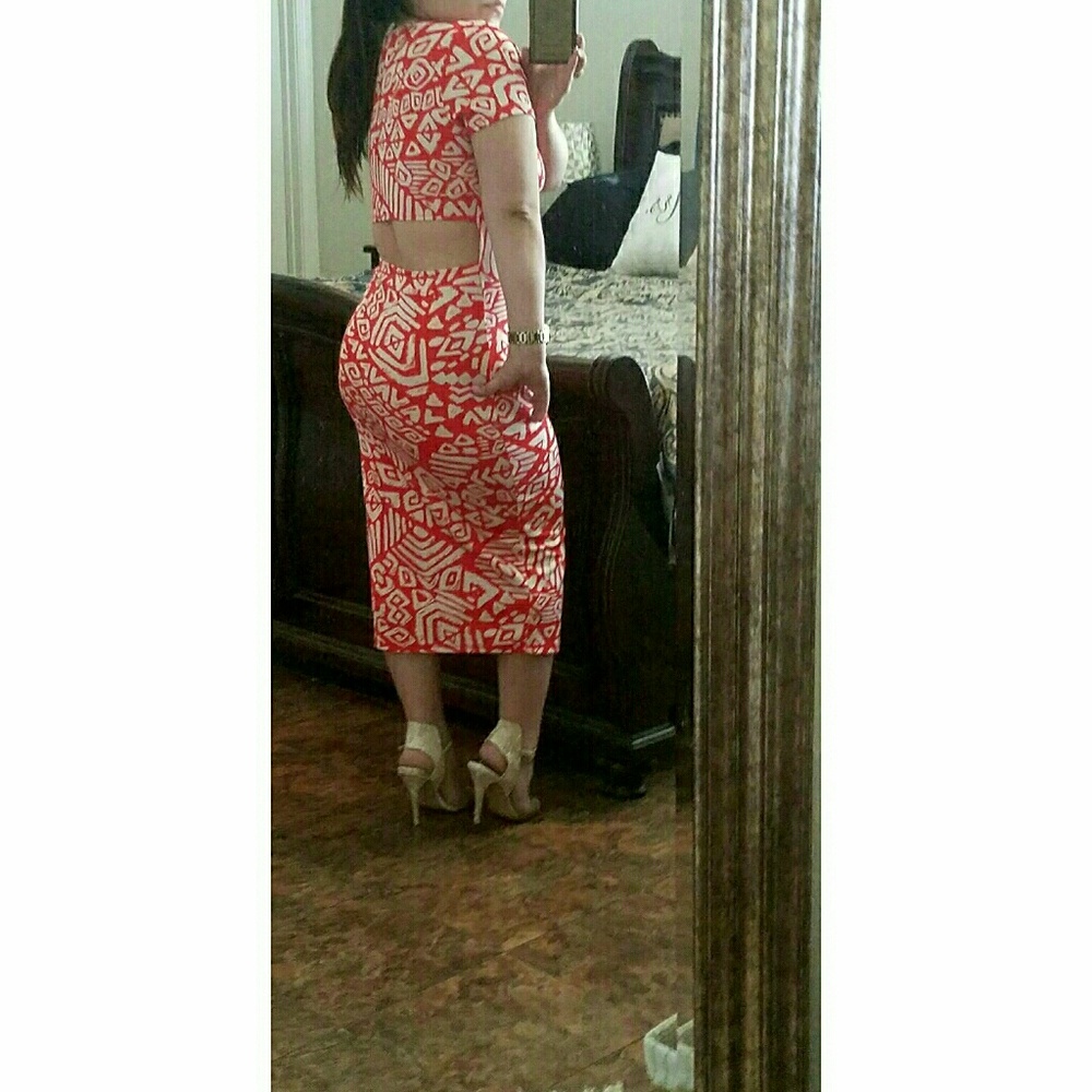 Unique tribal patterned dress